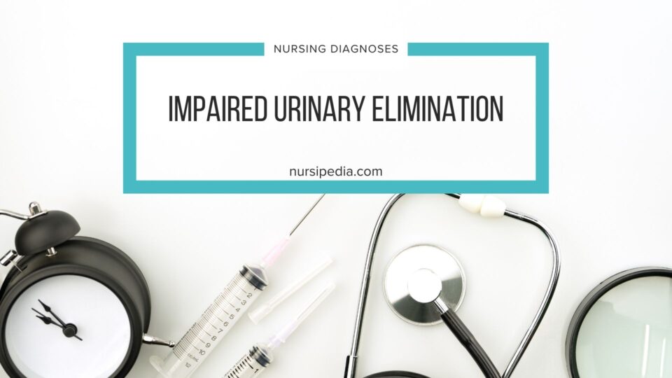 Nursing care plan for impaired urinary elimination